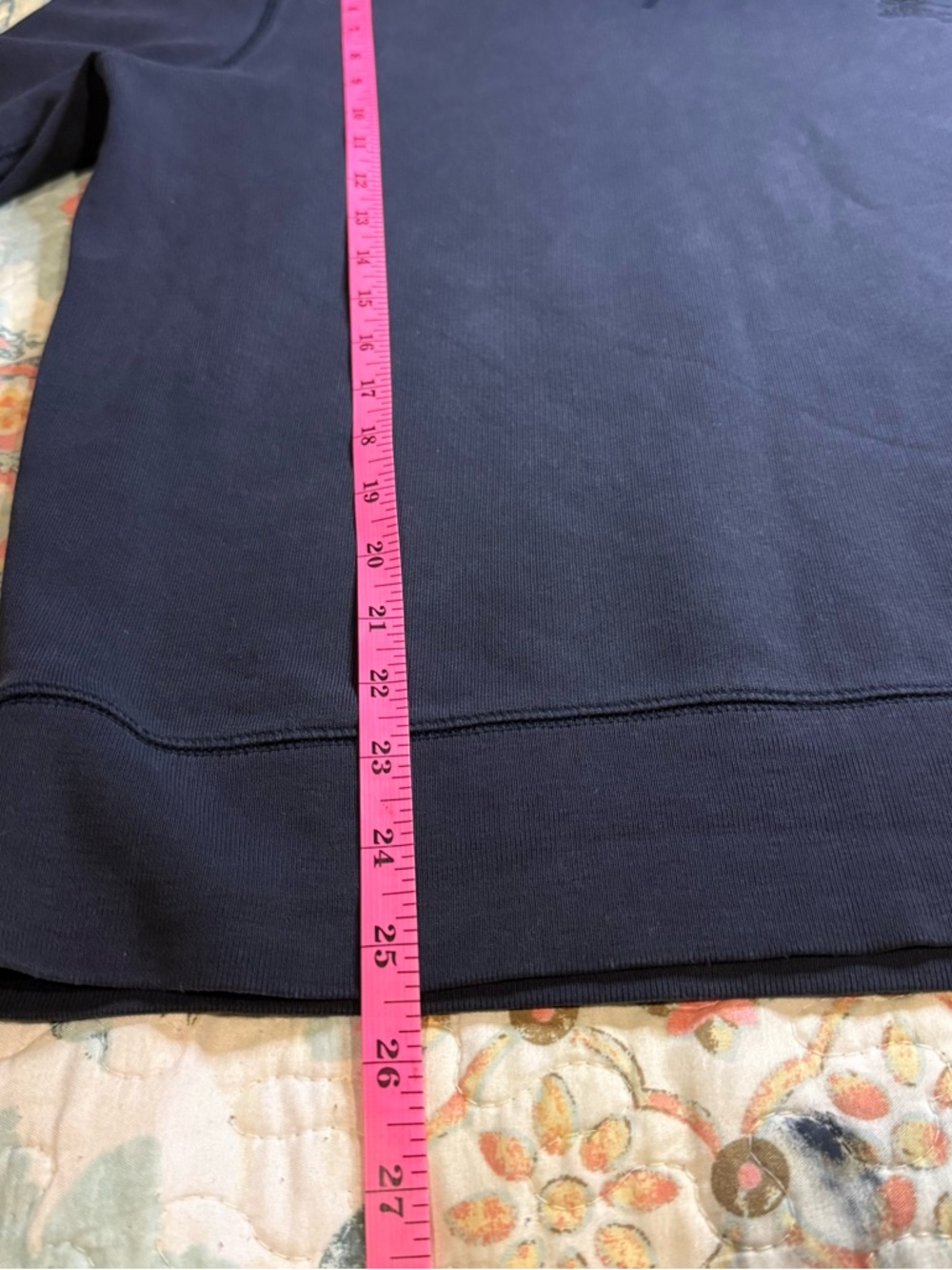 Burberry Dark Navy Crewneck Sweatshirt - Picture 9 of 15